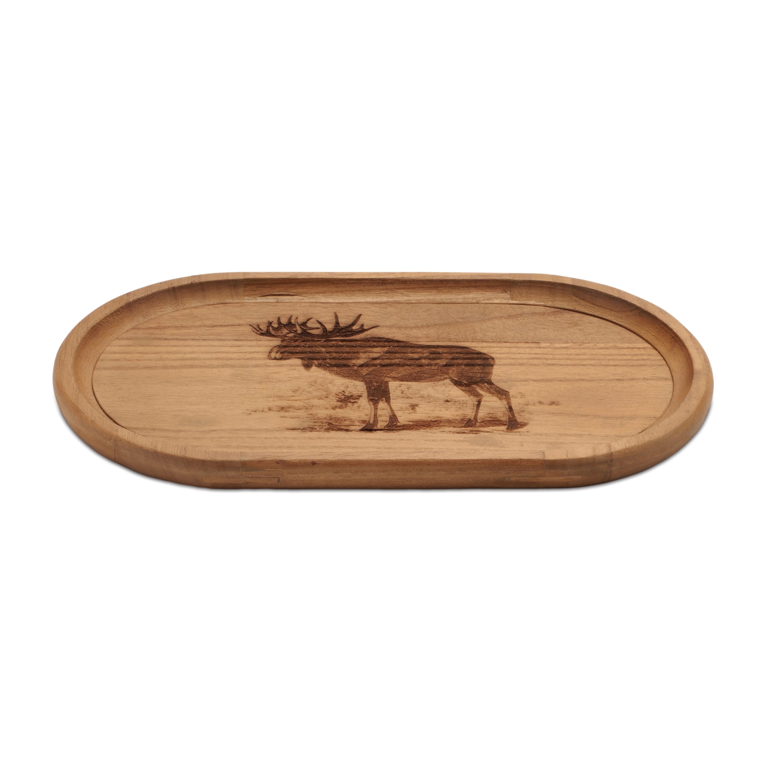 Woodland Moose Wood Trays (Set of 2)