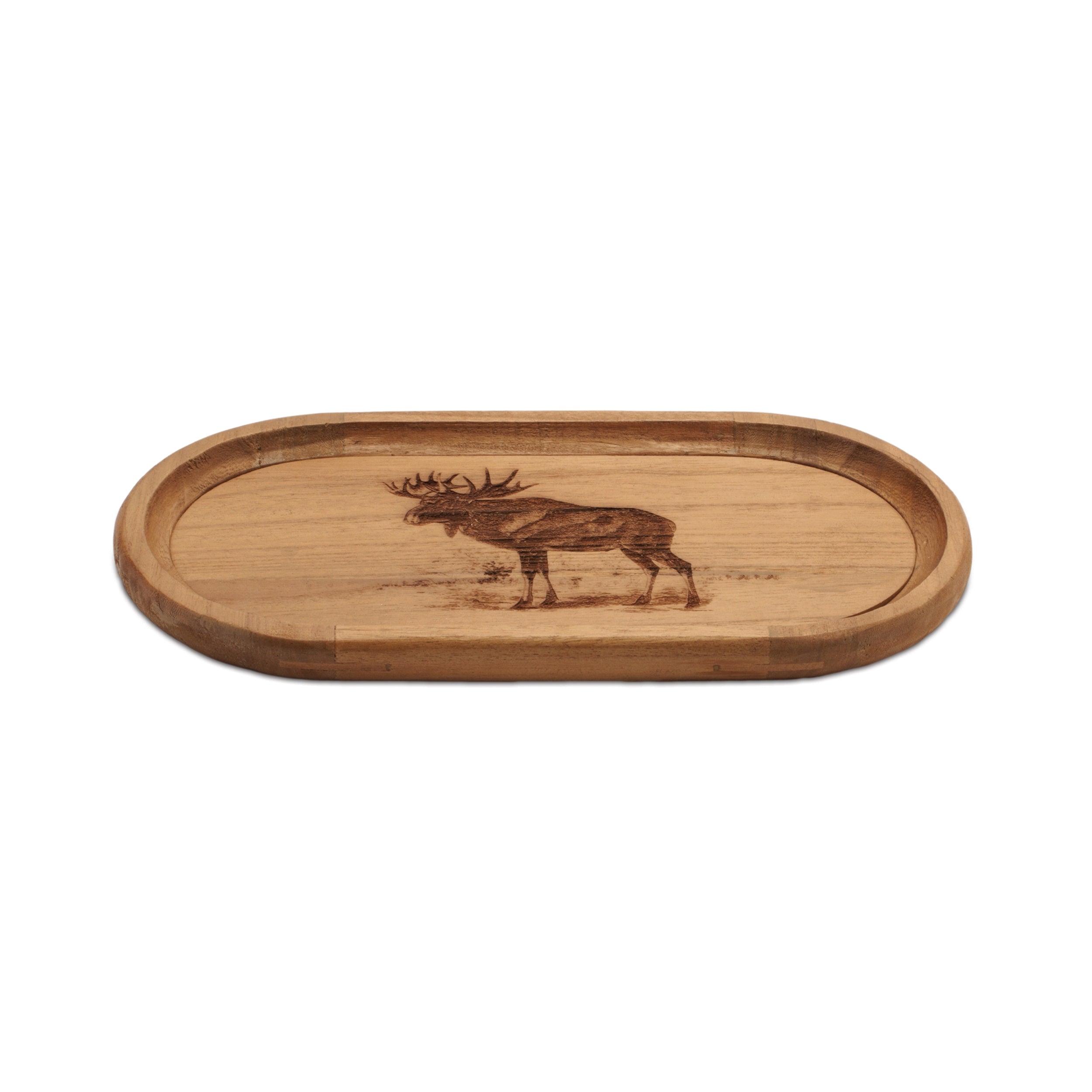 Woodland Moose Wood Trays (Set of 2)