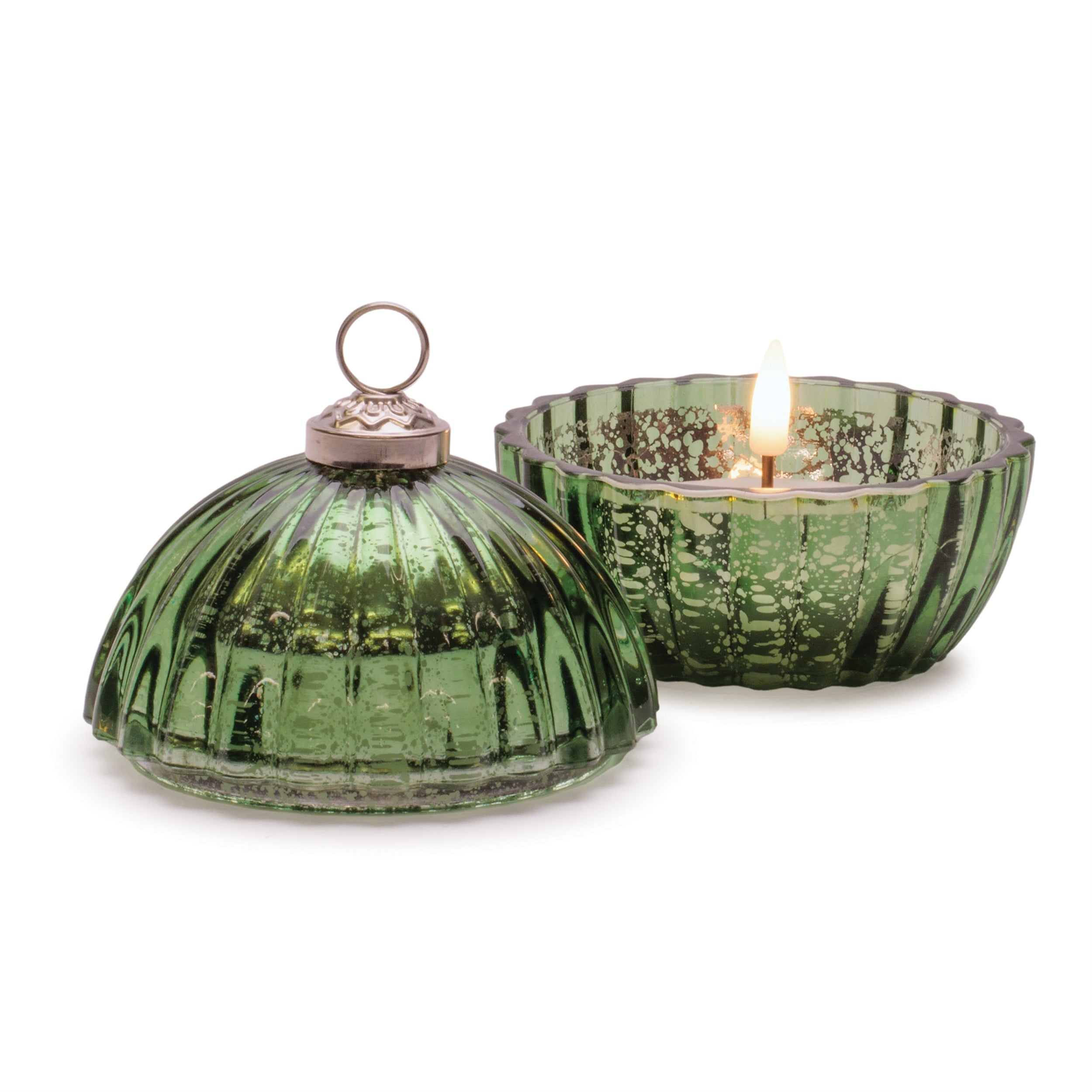 LED Candle Ornament 4"D