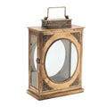 Ornate Distressed Metal Lantern 17.5"H