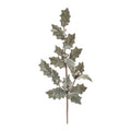 Glittered Holly Leaf Spray (Set of 4)