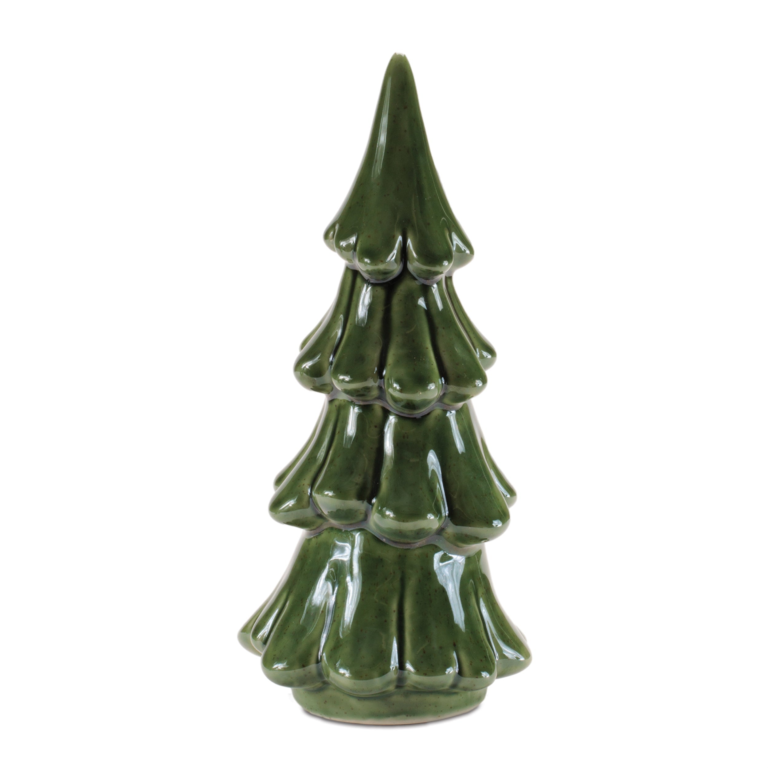 Scalloped Ceramic Pine Tree (Set of 3)