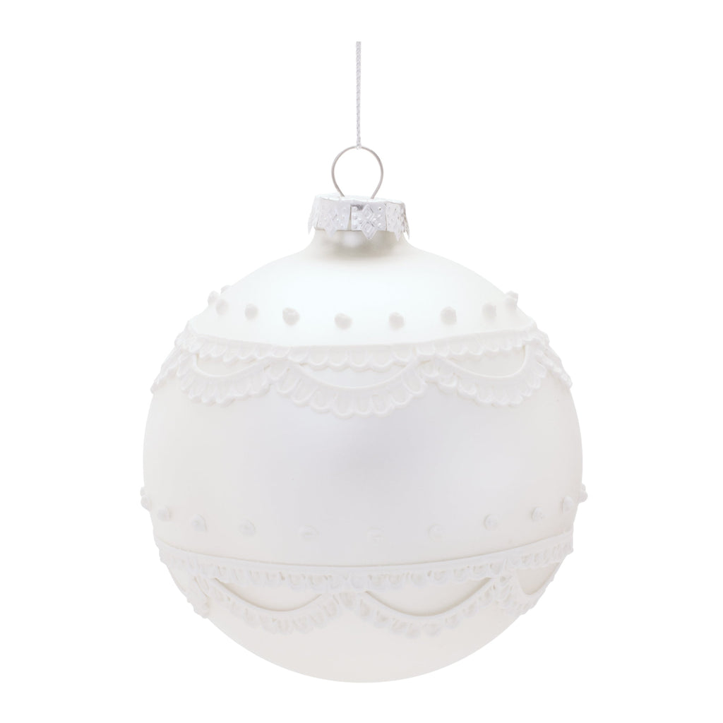 Round Glass Ornament Set of 6