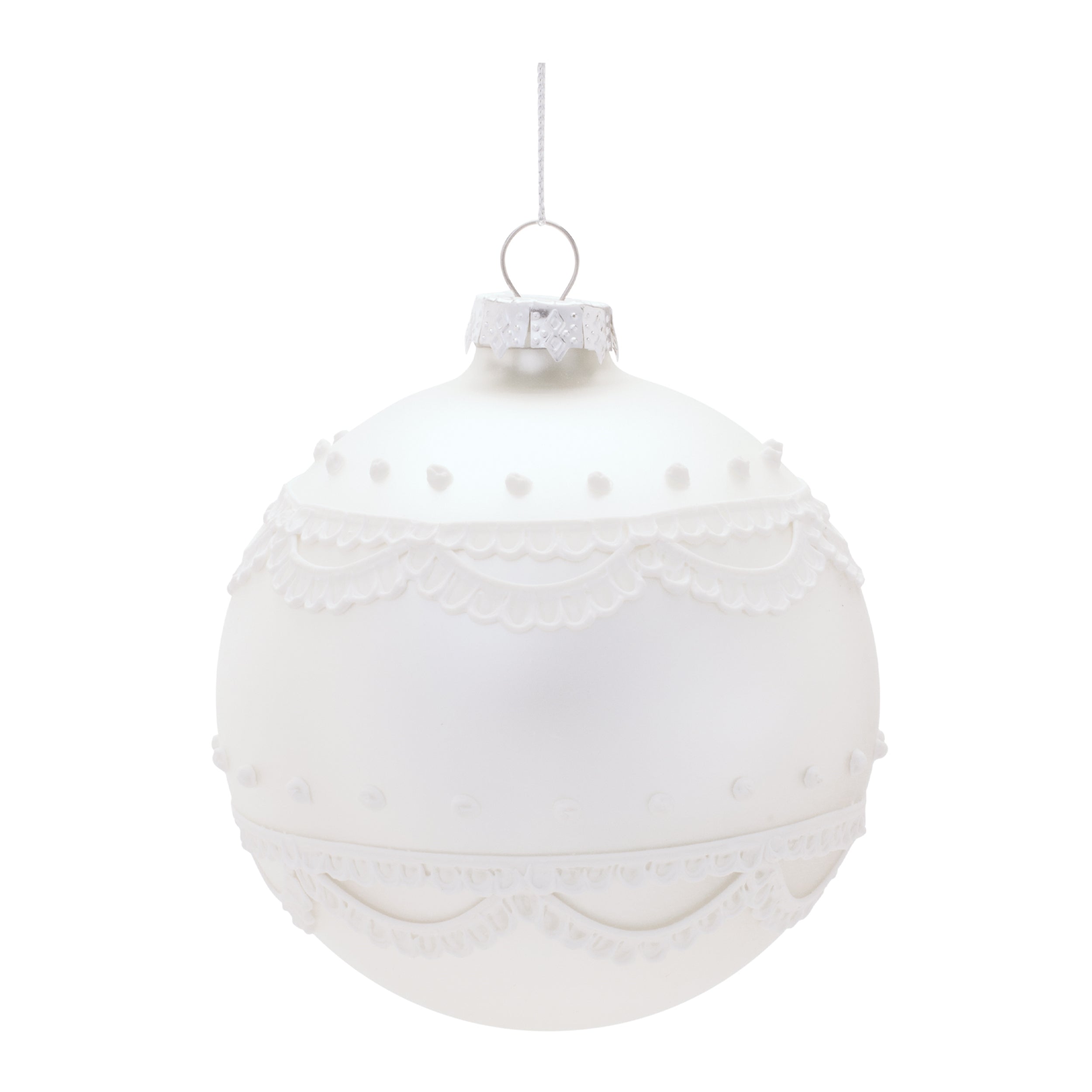Round Glass Ornament Set of 6