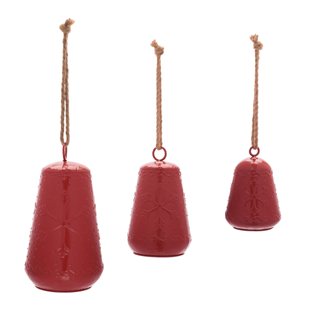 Iron Bell Ornament Set of 3