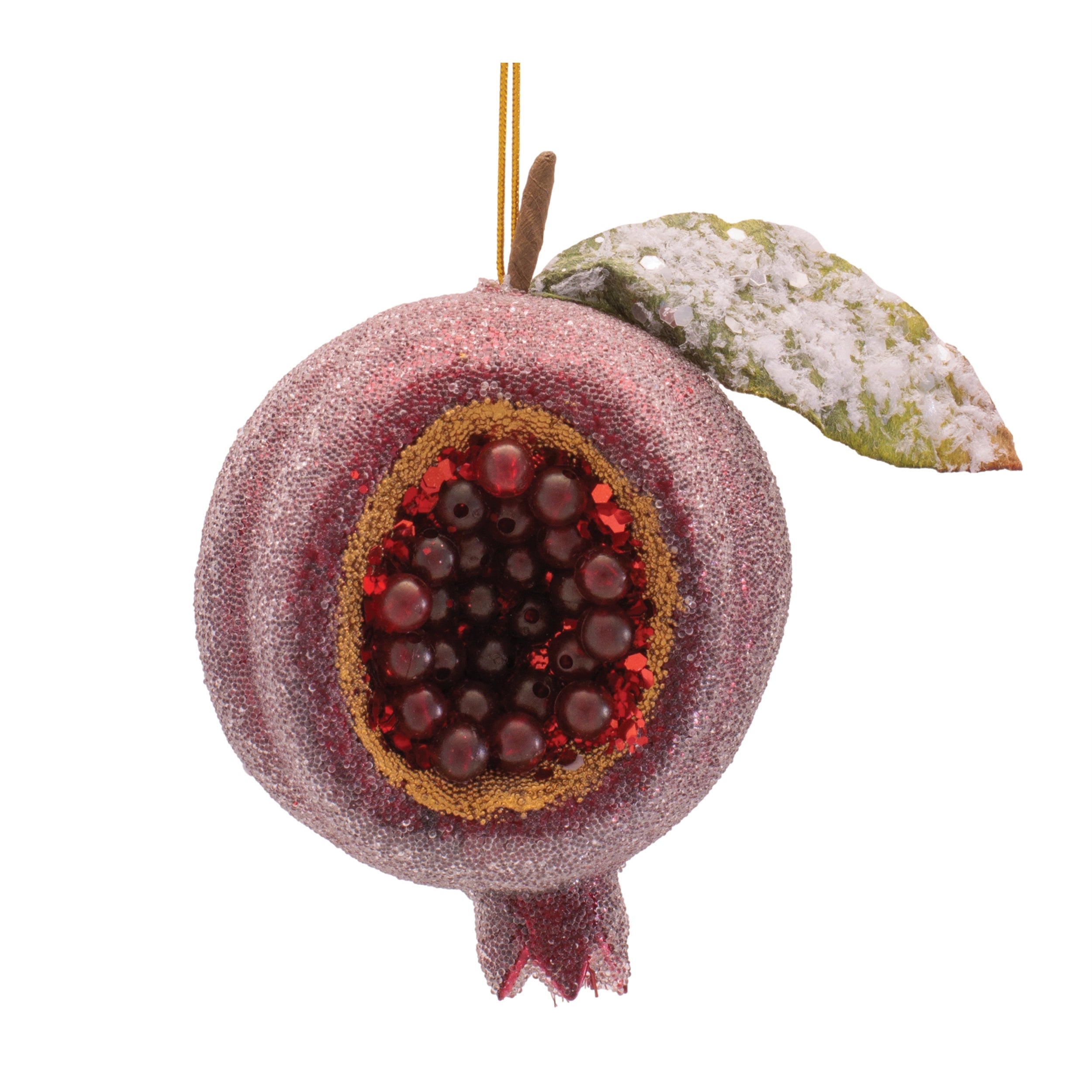 Jeweled Pomegranate Ornament (Set of 12)