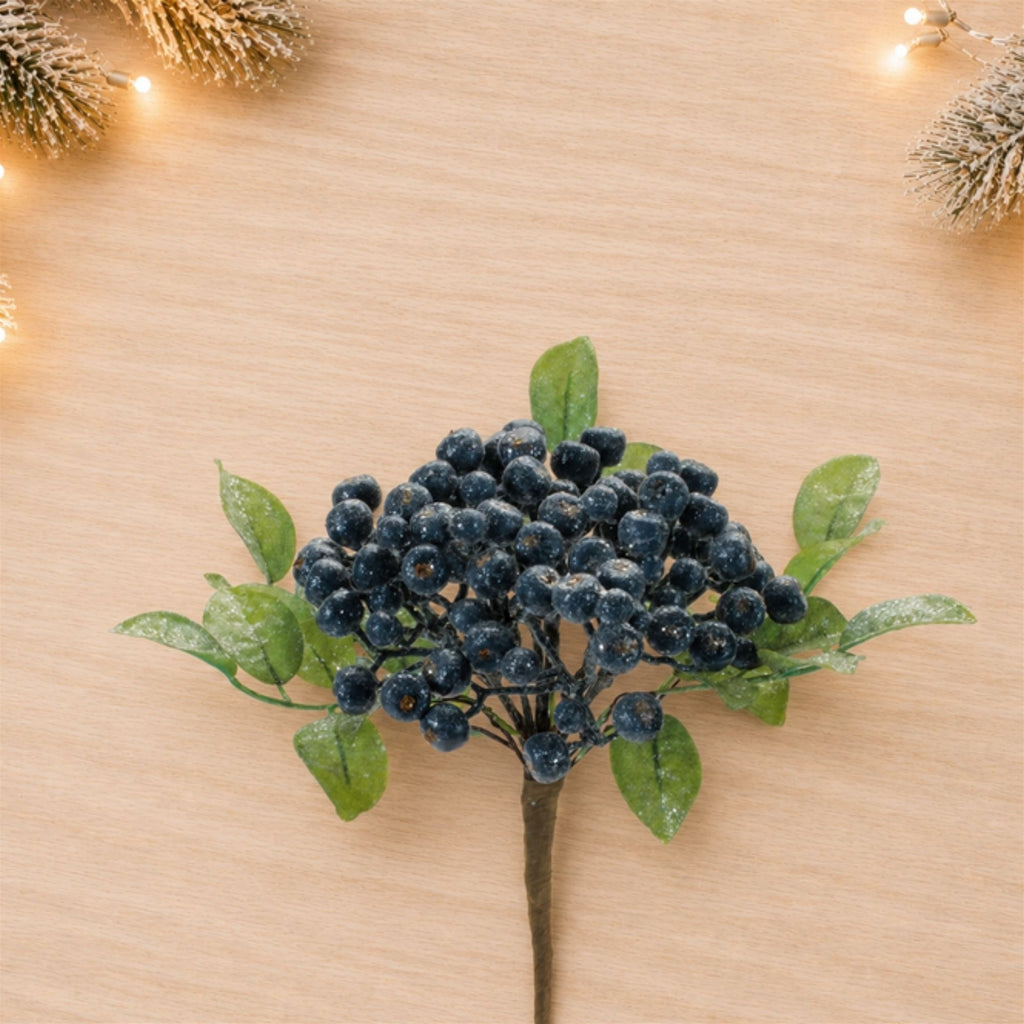 Frosted Berry Cluster (Set of 2)