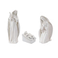 Glittered Holy Family Figurines (Set of 3)