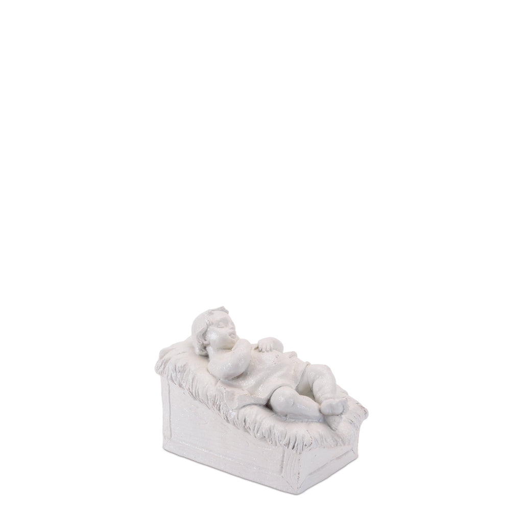 Glittered Holy Family Figurines (Set of 3)
