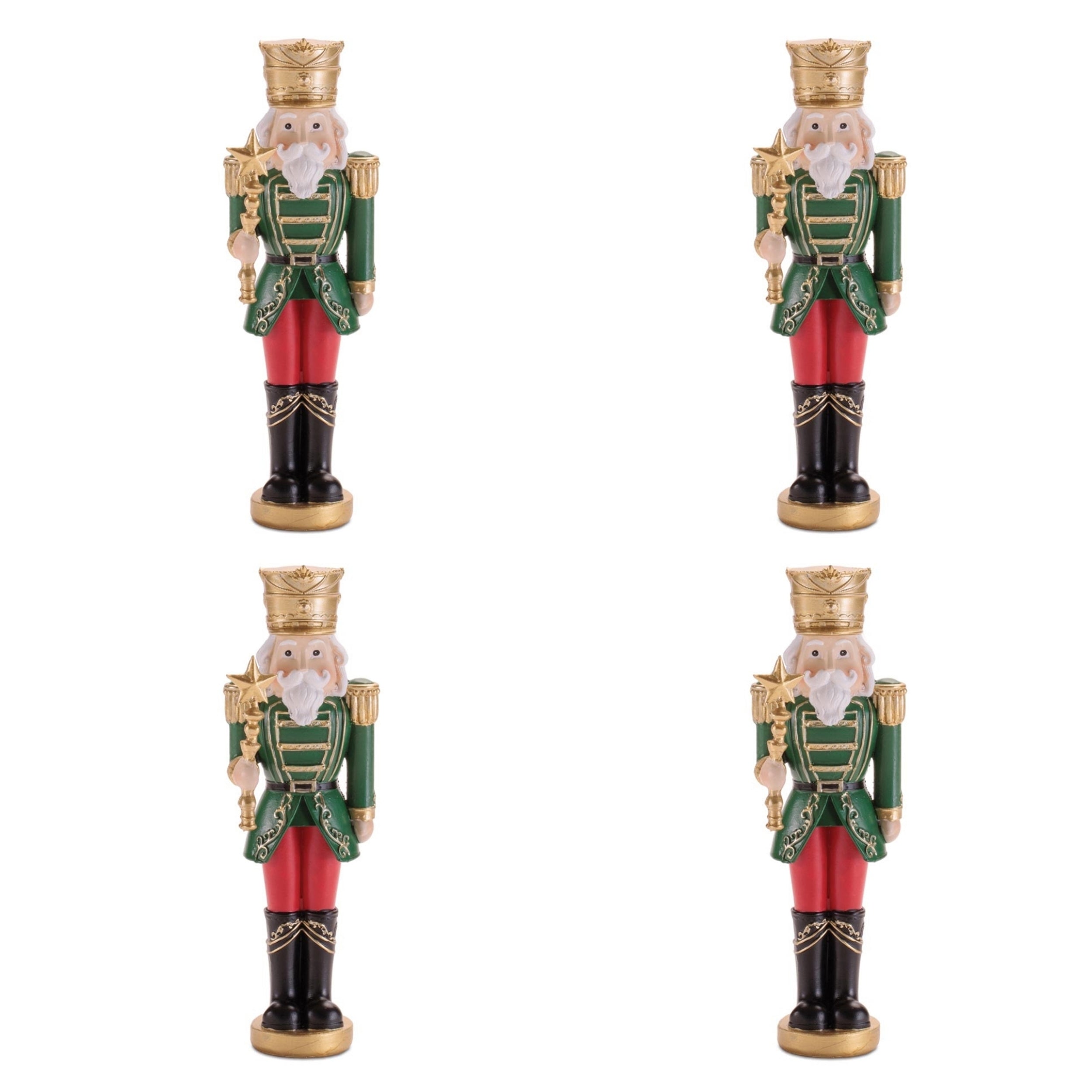 Classic Christmas Soldier Figurines (Set of 4)