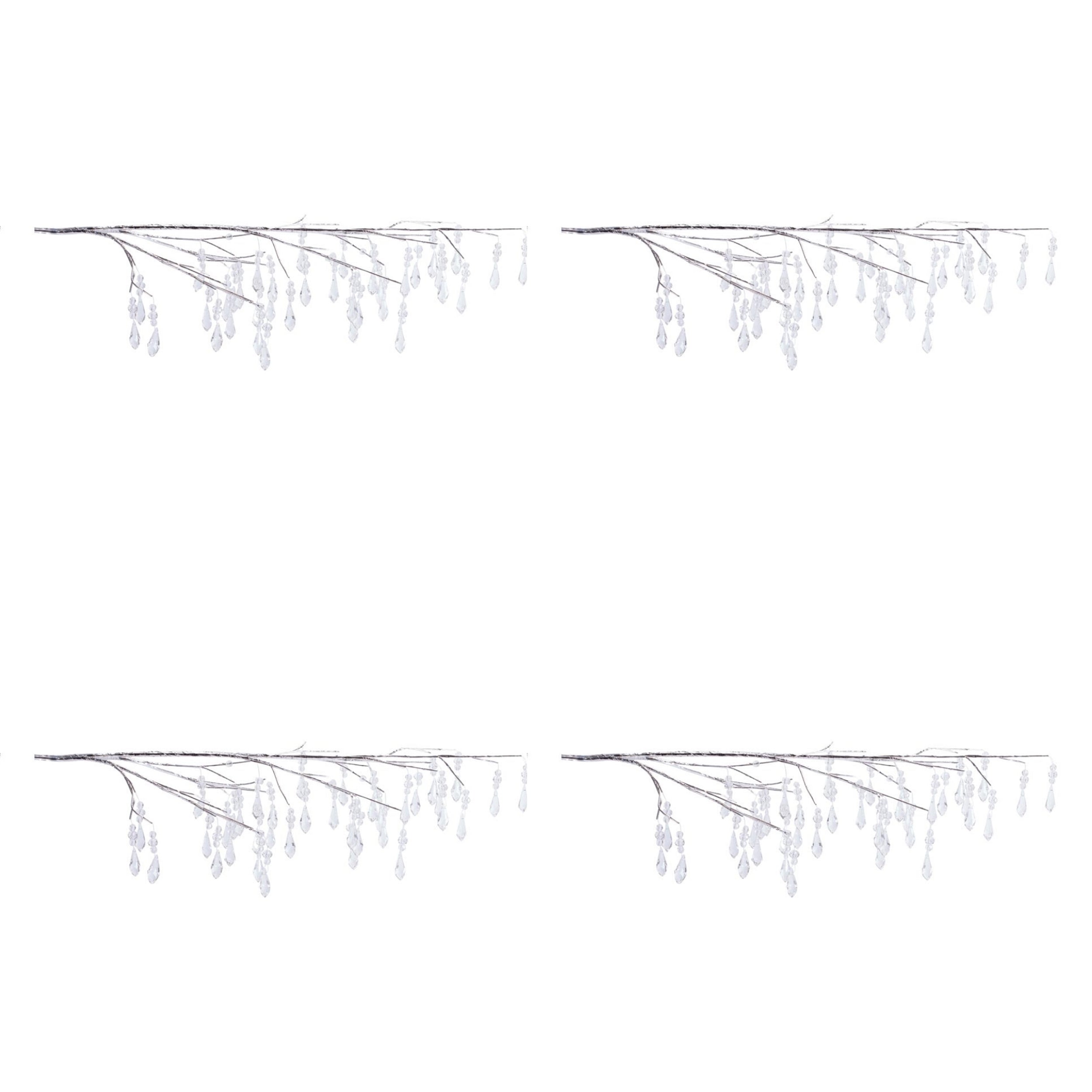 Jewel Icicle Drop Branch (Set of 4)