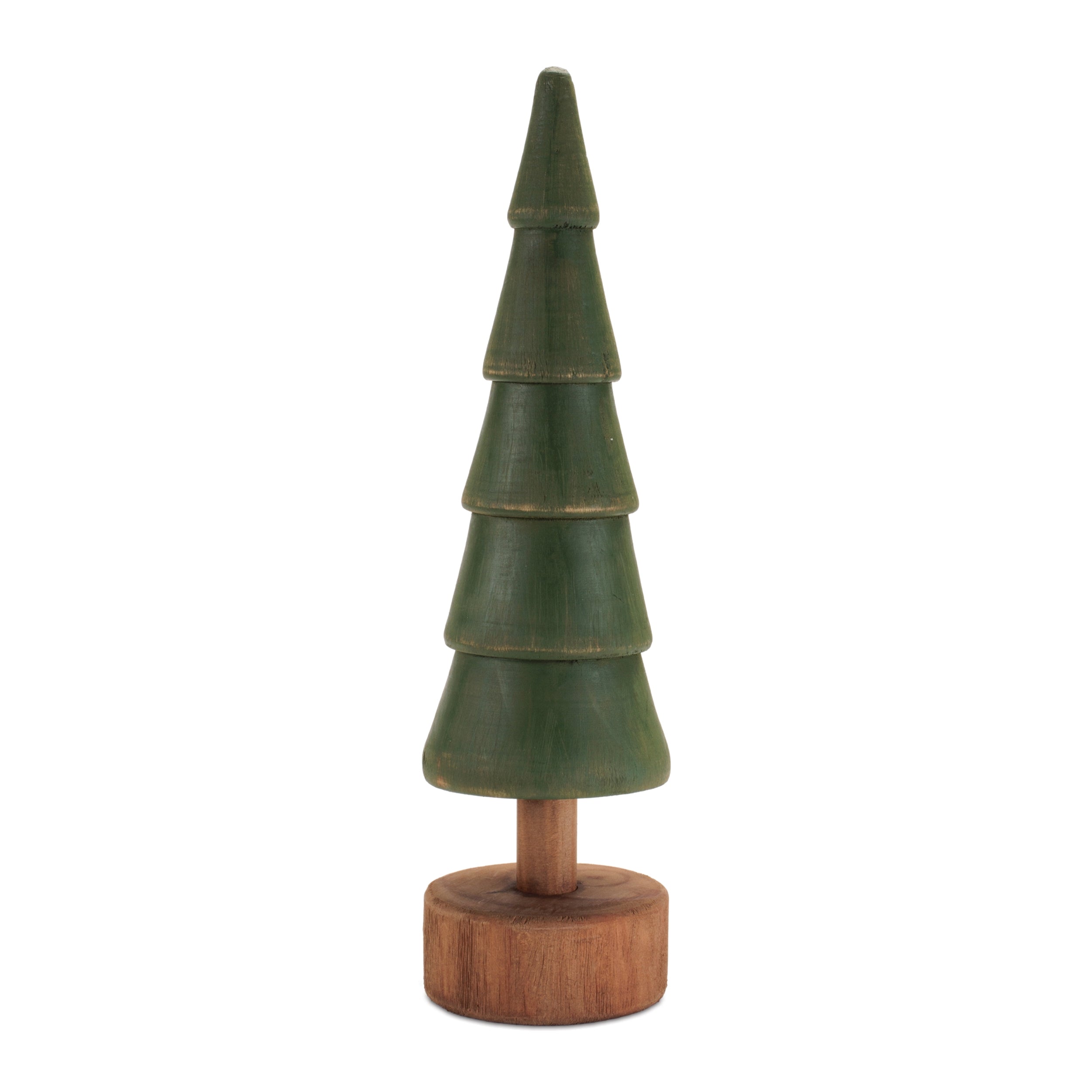 Rustic Wooden Evergreen Tree (Set of 2)