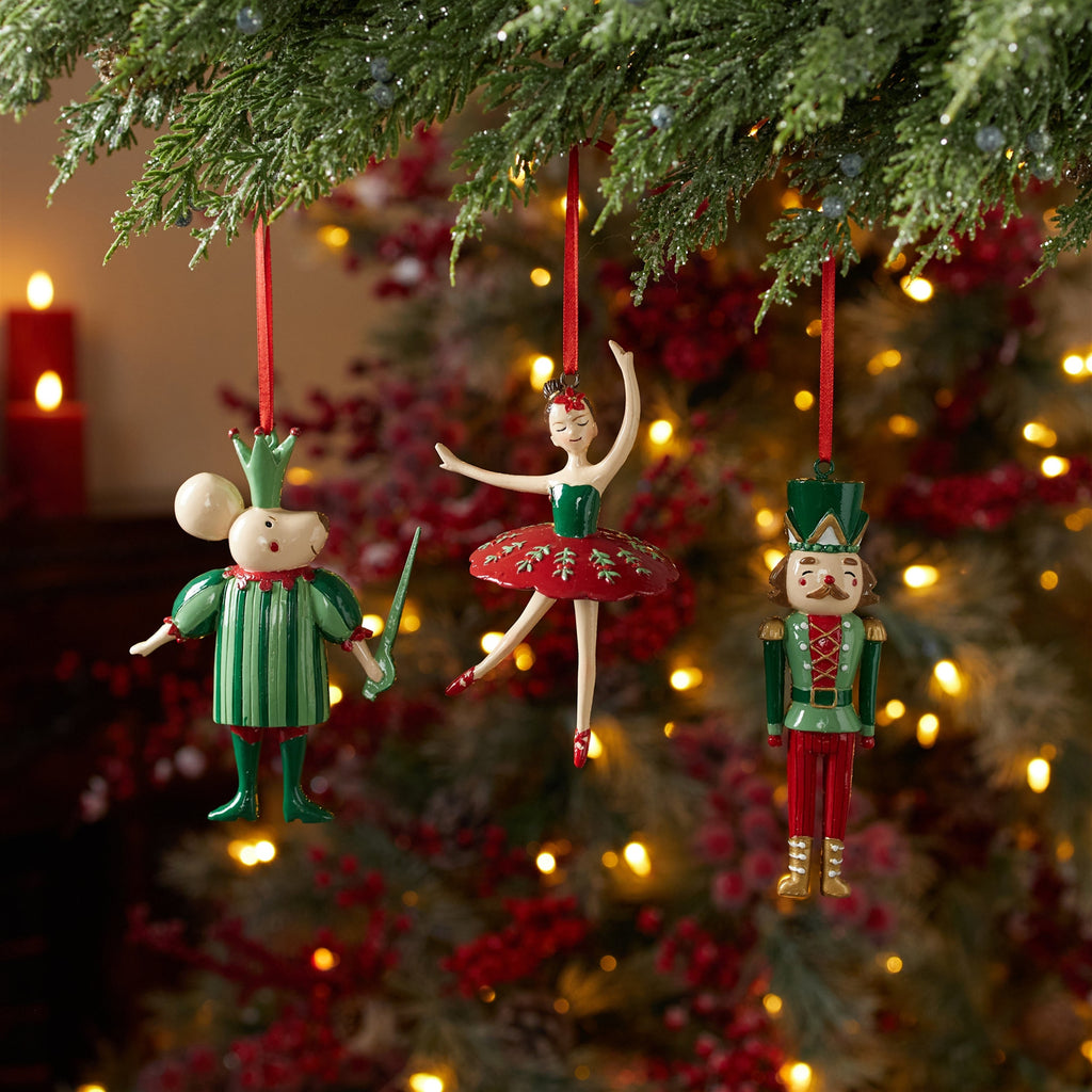 Nutcracker Ballet Ornament Set of 12