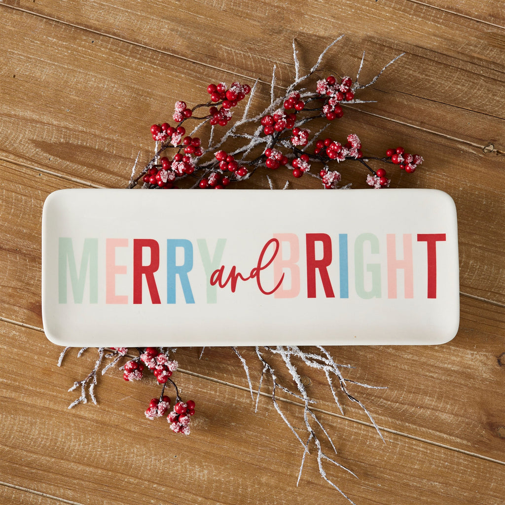 Merry and Bright Holiday Platter (Set of 4)