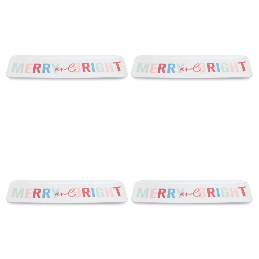Merry and Bright Holiday Platter (Set of 4)