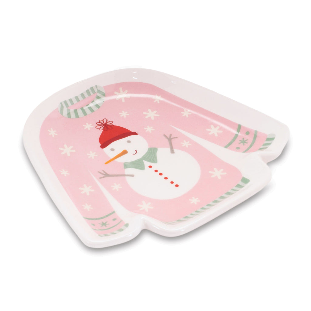 Ceramic Sweater Holiday Trinket Dish (Set of 4)