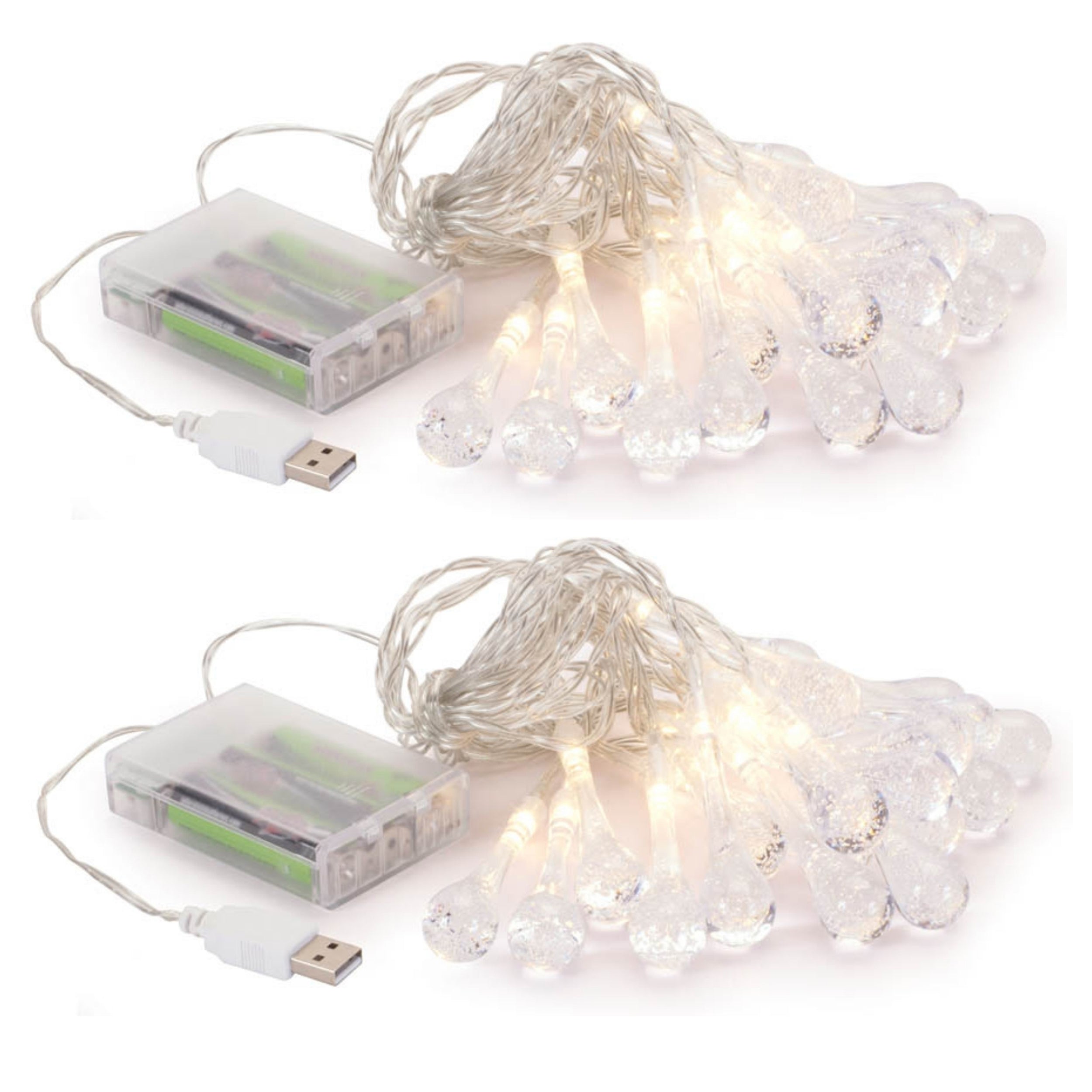 LED Icicle Light Strand (Set of 2)