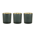Geometric Patterned Votive Holder (Set of 3)