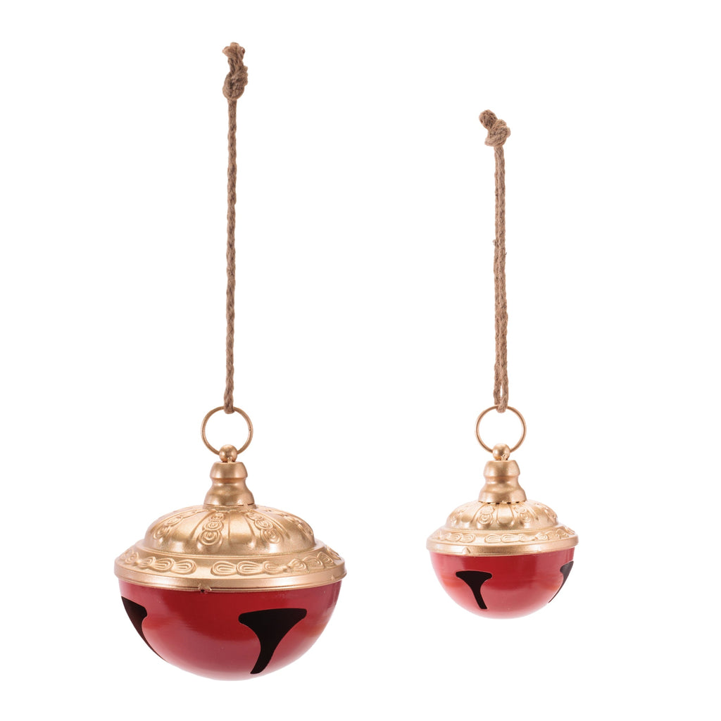 Decorative Jingle Bell Ornament (Set of 2)