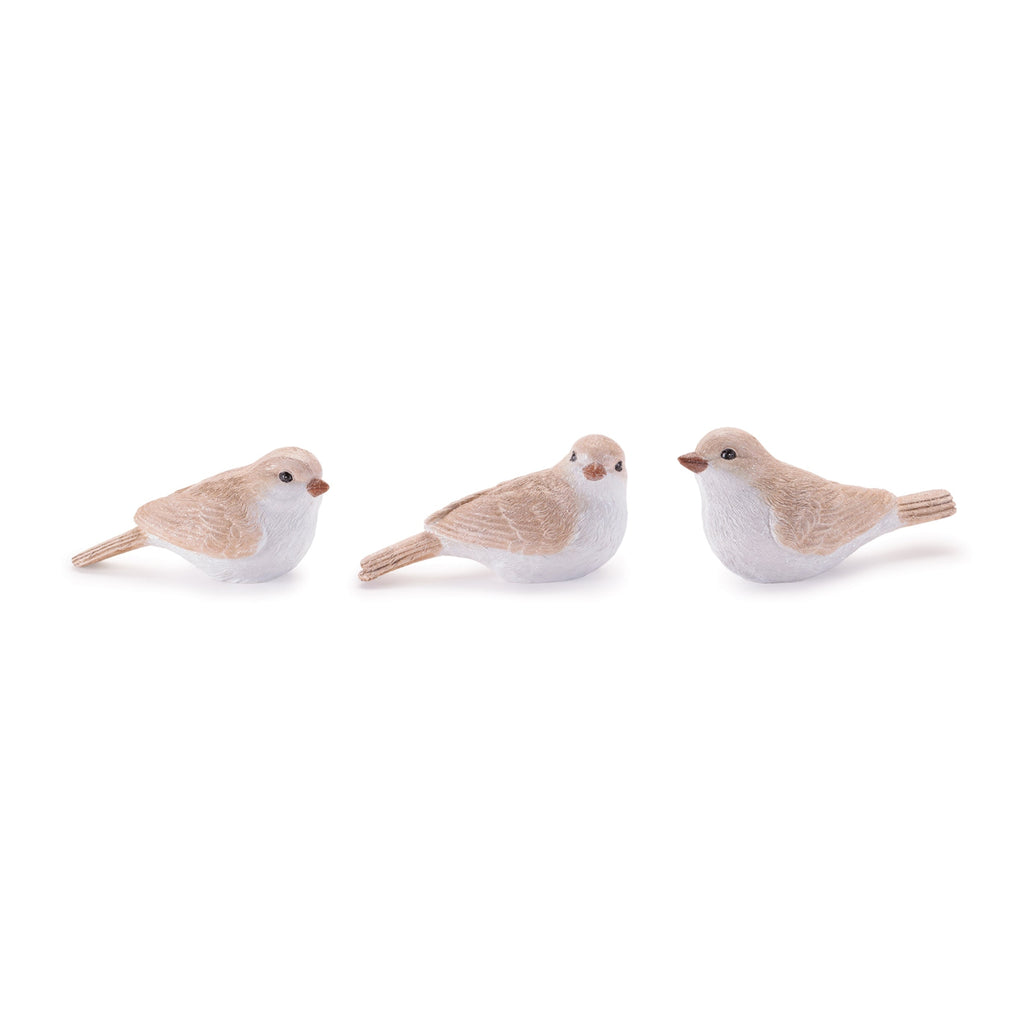 Glittered Bird Figurine (Set of 6)