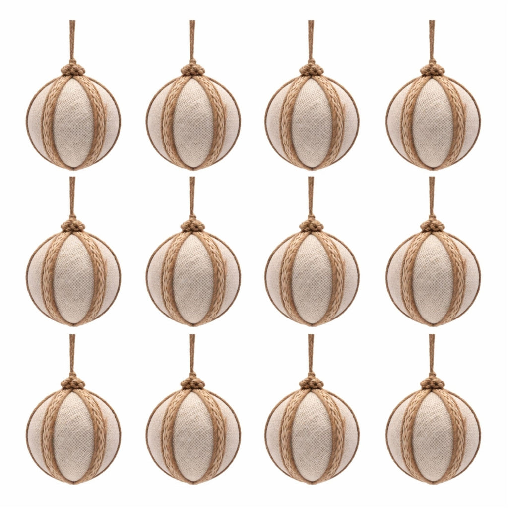 Plastic Ball Ornament Set of 4