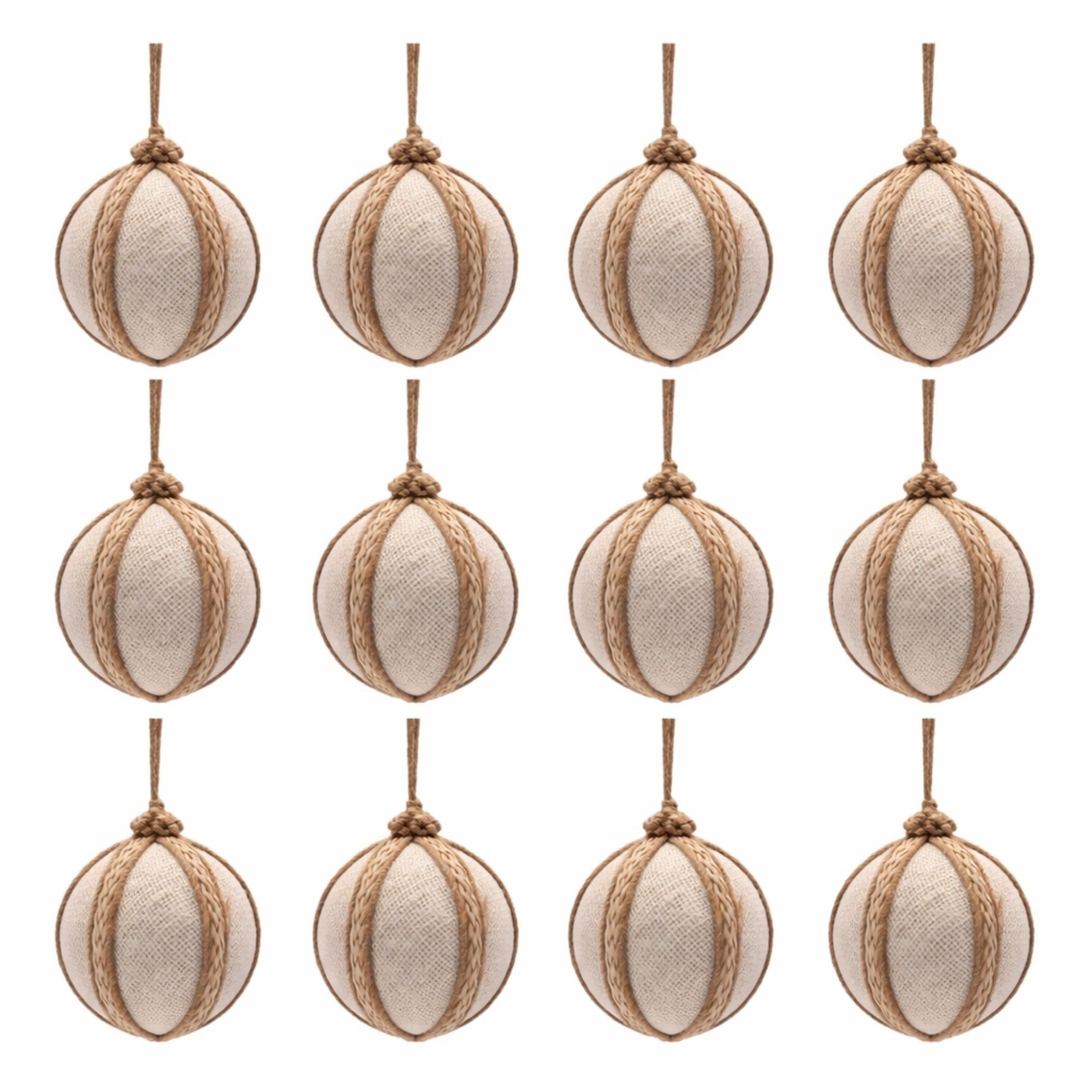Plastic Ball Ornament Set of 4