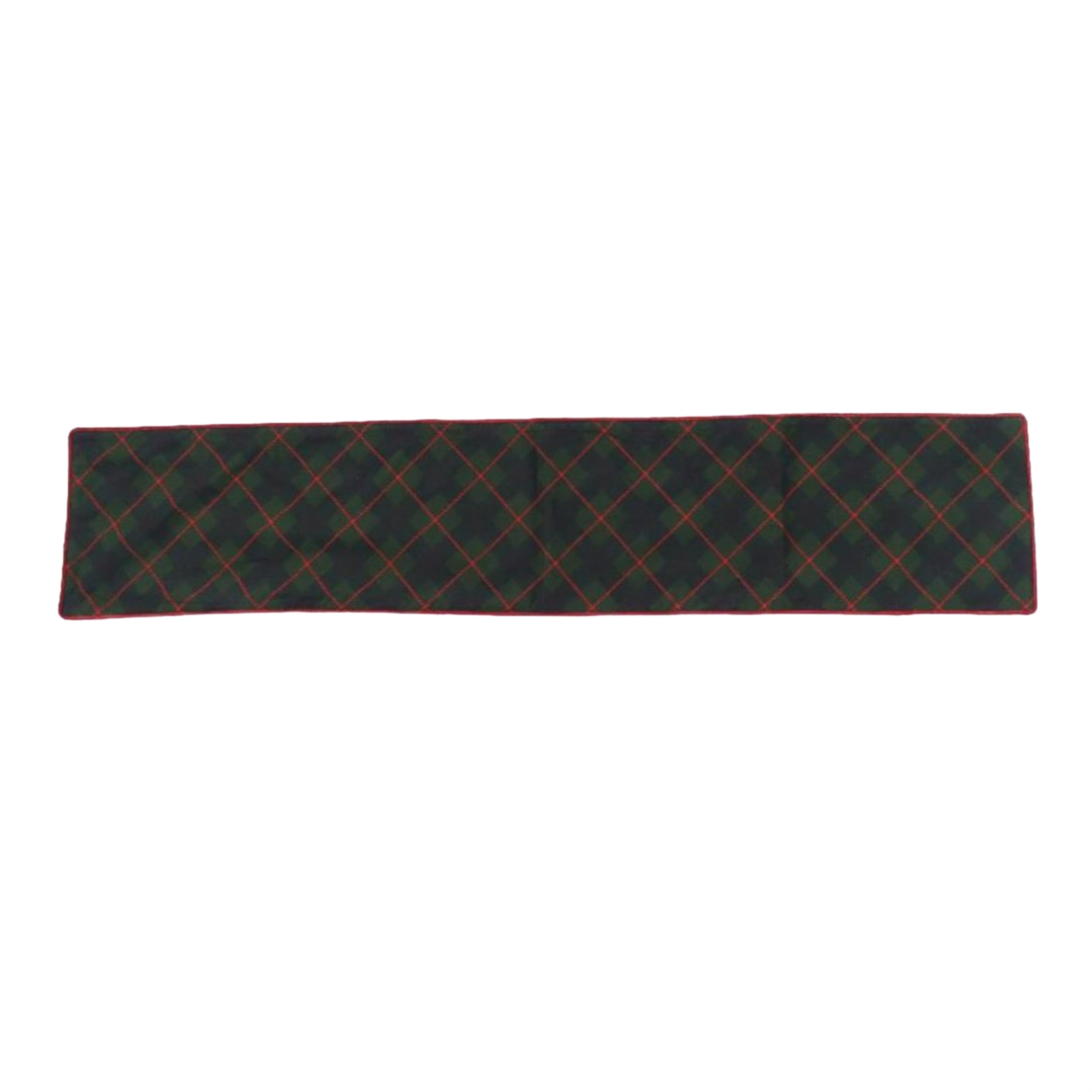 Plaid Christmas Table Runner 72"L
