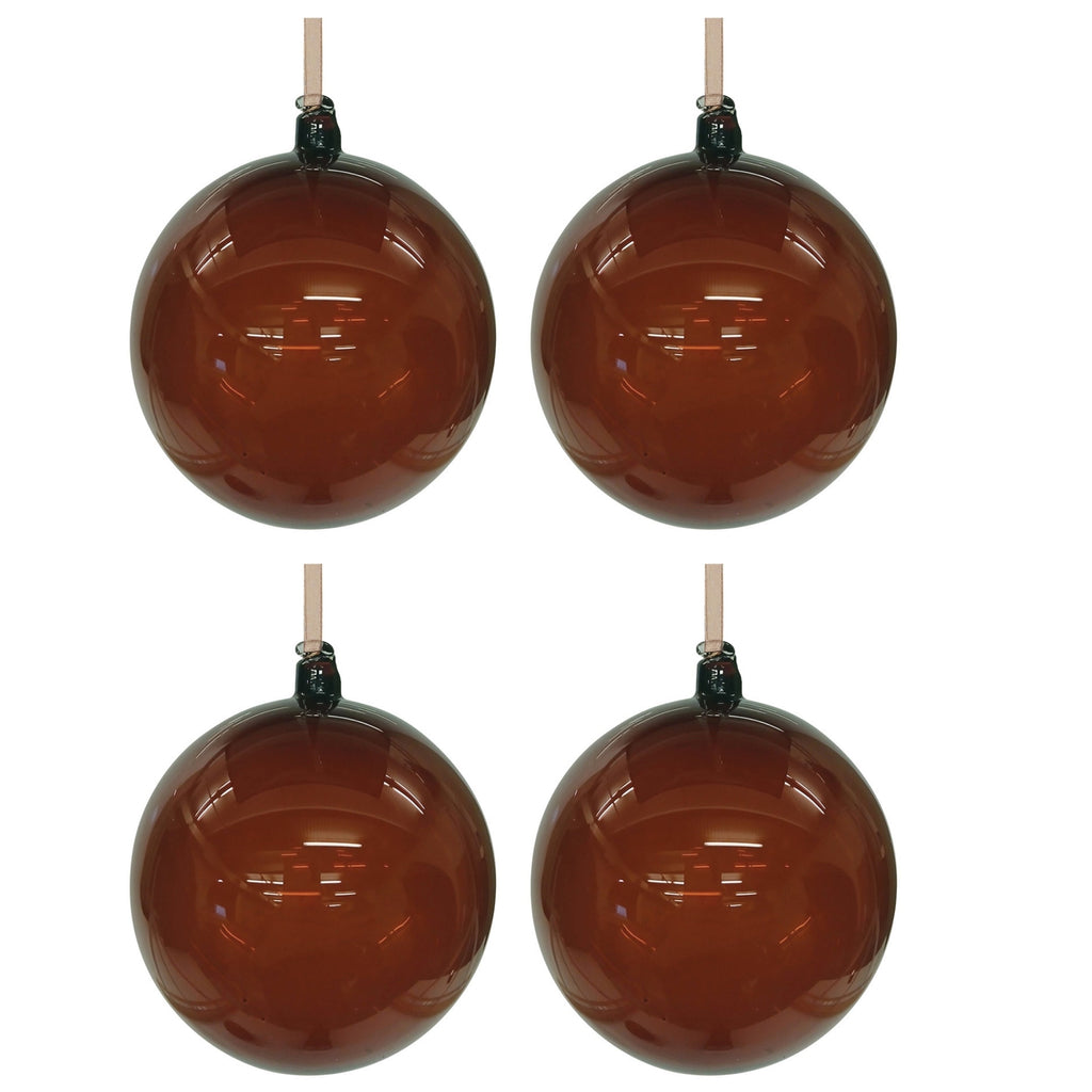 Classic Glass Ball Ornament (Set of 4)