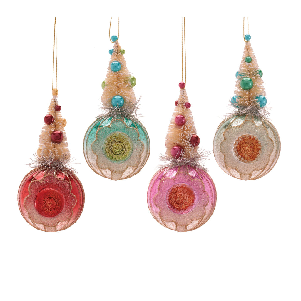 Vintage Reflector Tree Ornament (Set of 12)