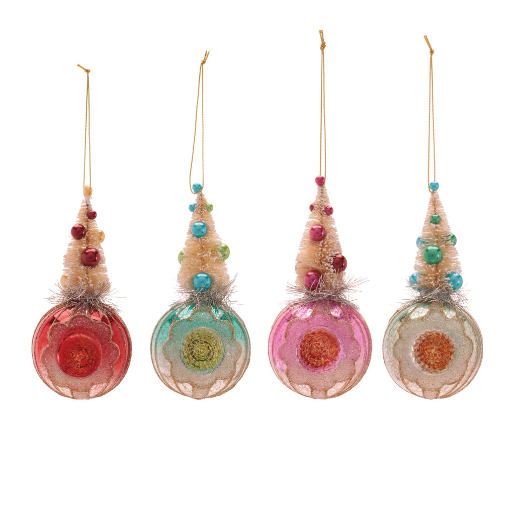 Vintage Reflector Tree Ornament (Set of 12)