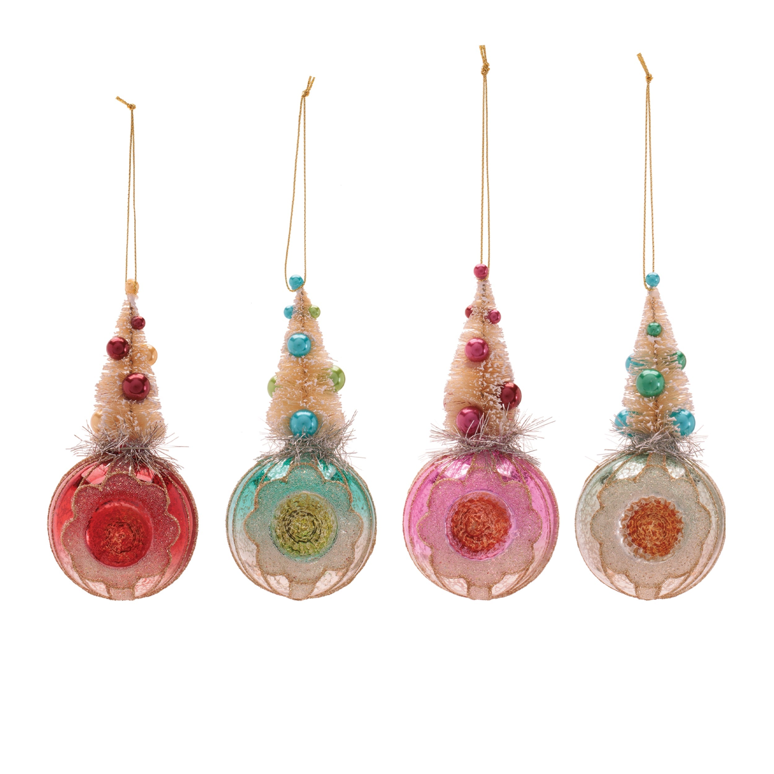 Vintage Reflector Tree Ornament (Set of 12)