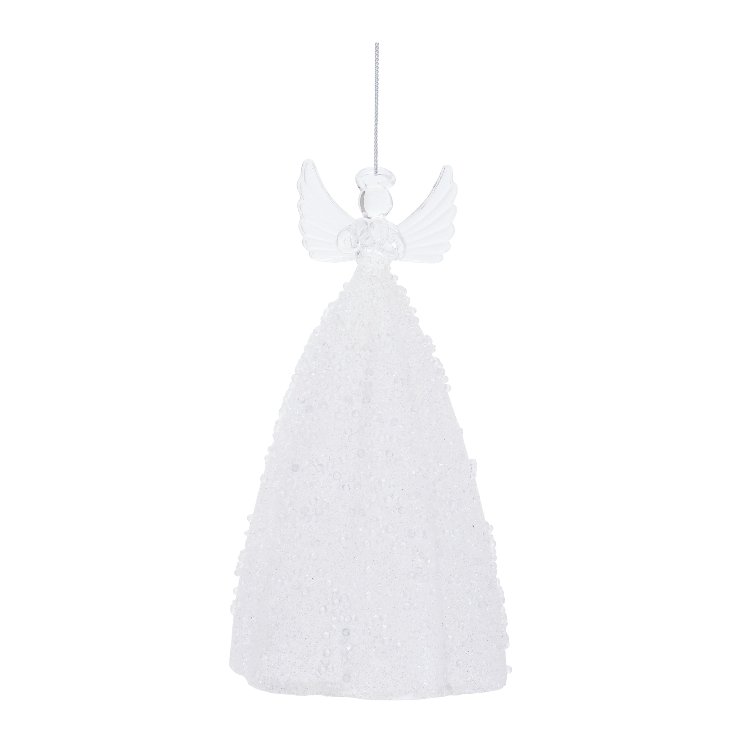 Glass Angel Ornament Set of 2