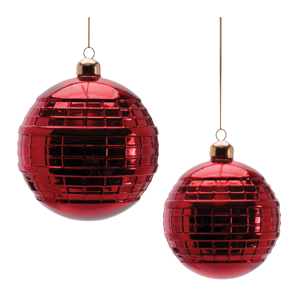 Glass Ball Ornament Set of 4 Ð 4" & 5"