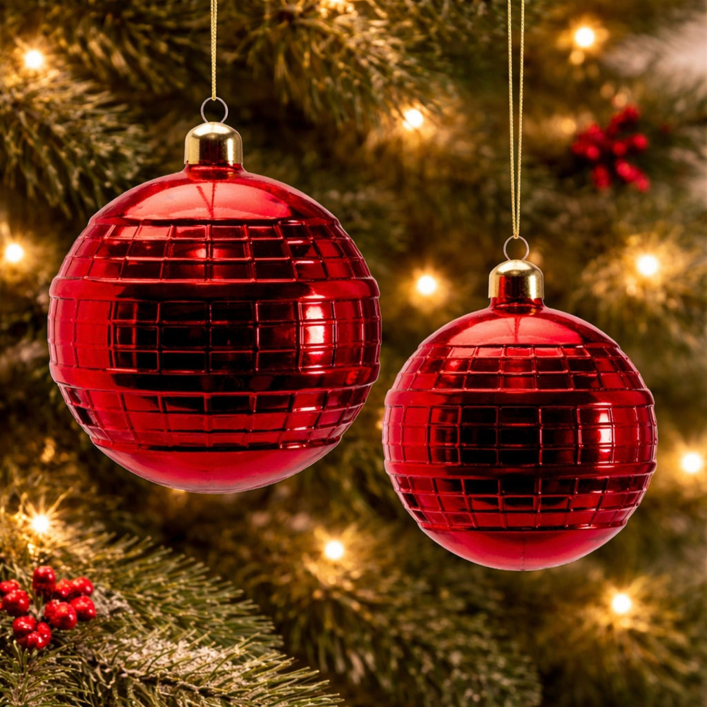 Glass Ball Ornament Set of 4 Ð 4" & 5"