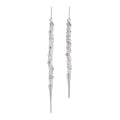 Glass Icicle Ornament Set of 6 Ð 9.75" & 11.5"