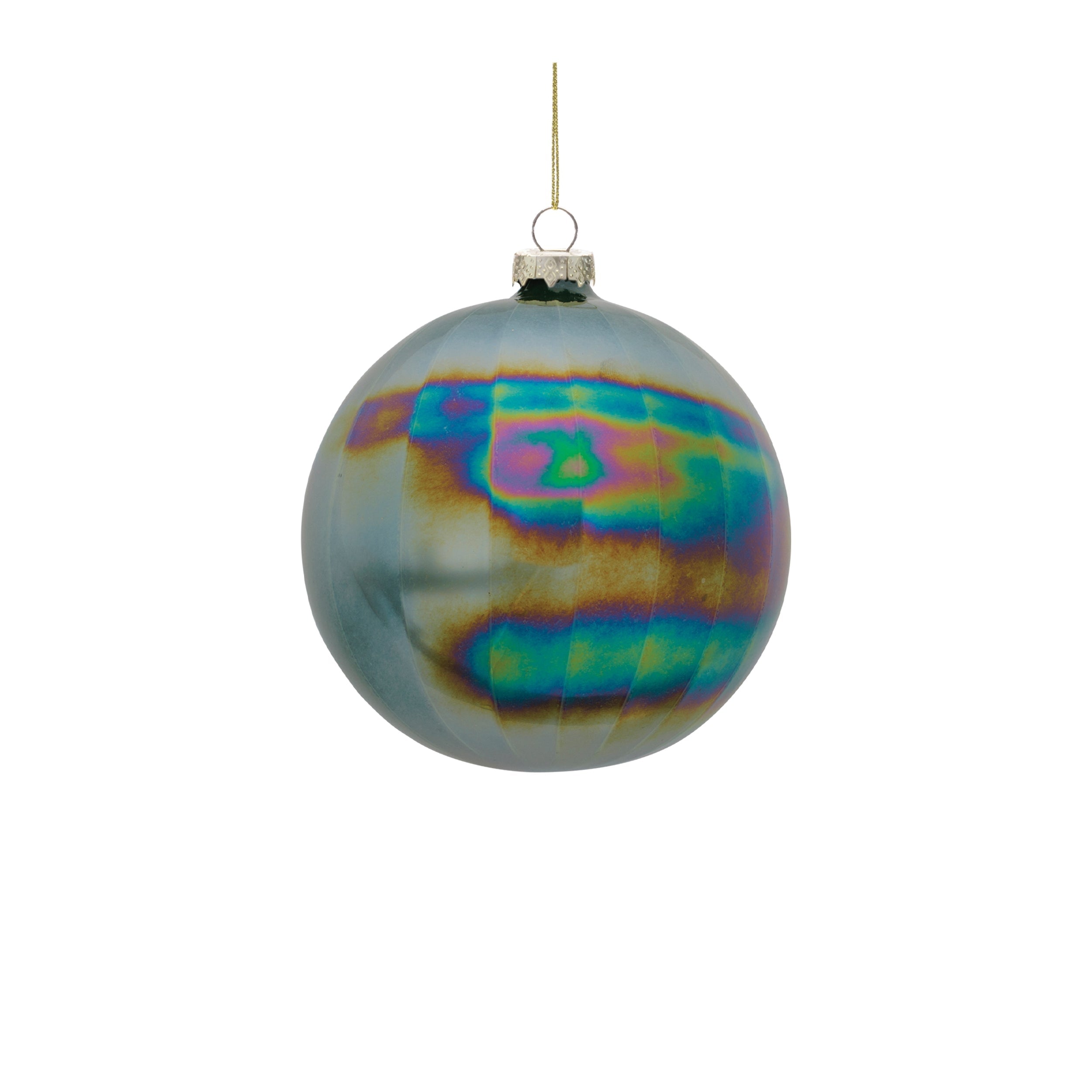 Glass Ornament Set of 4 Ð 5"D x 7.5"H