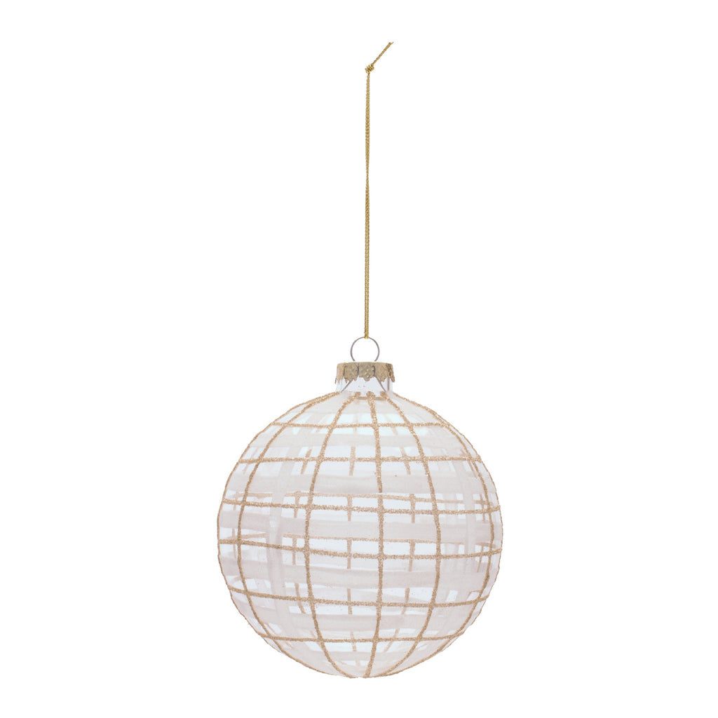 Glass Ball Ornament Set of 6 Ð 4"