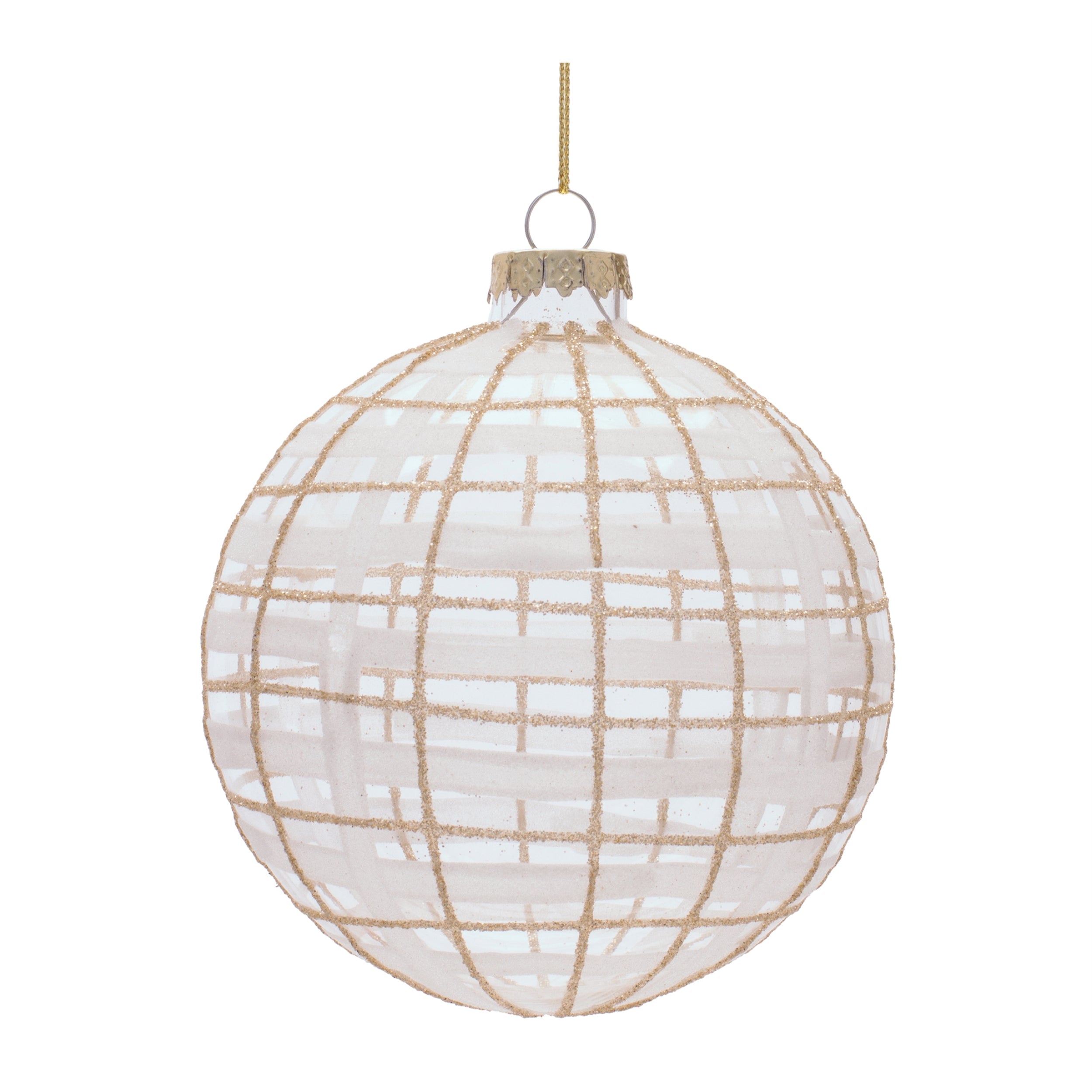 Glass Ball Ornament Set of 6 Ð 4"