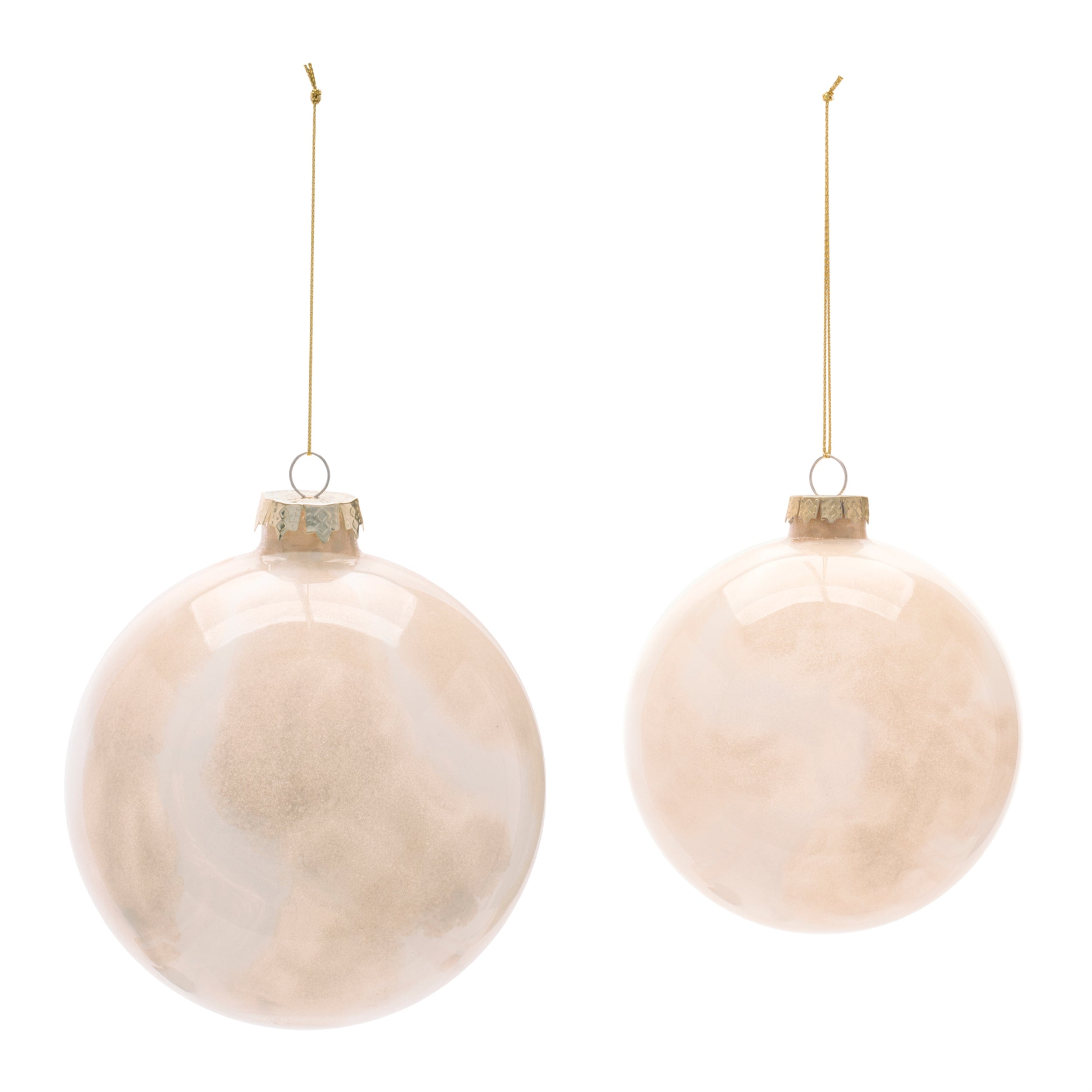 Frosted Glass Ball Ornament (Set of 8)