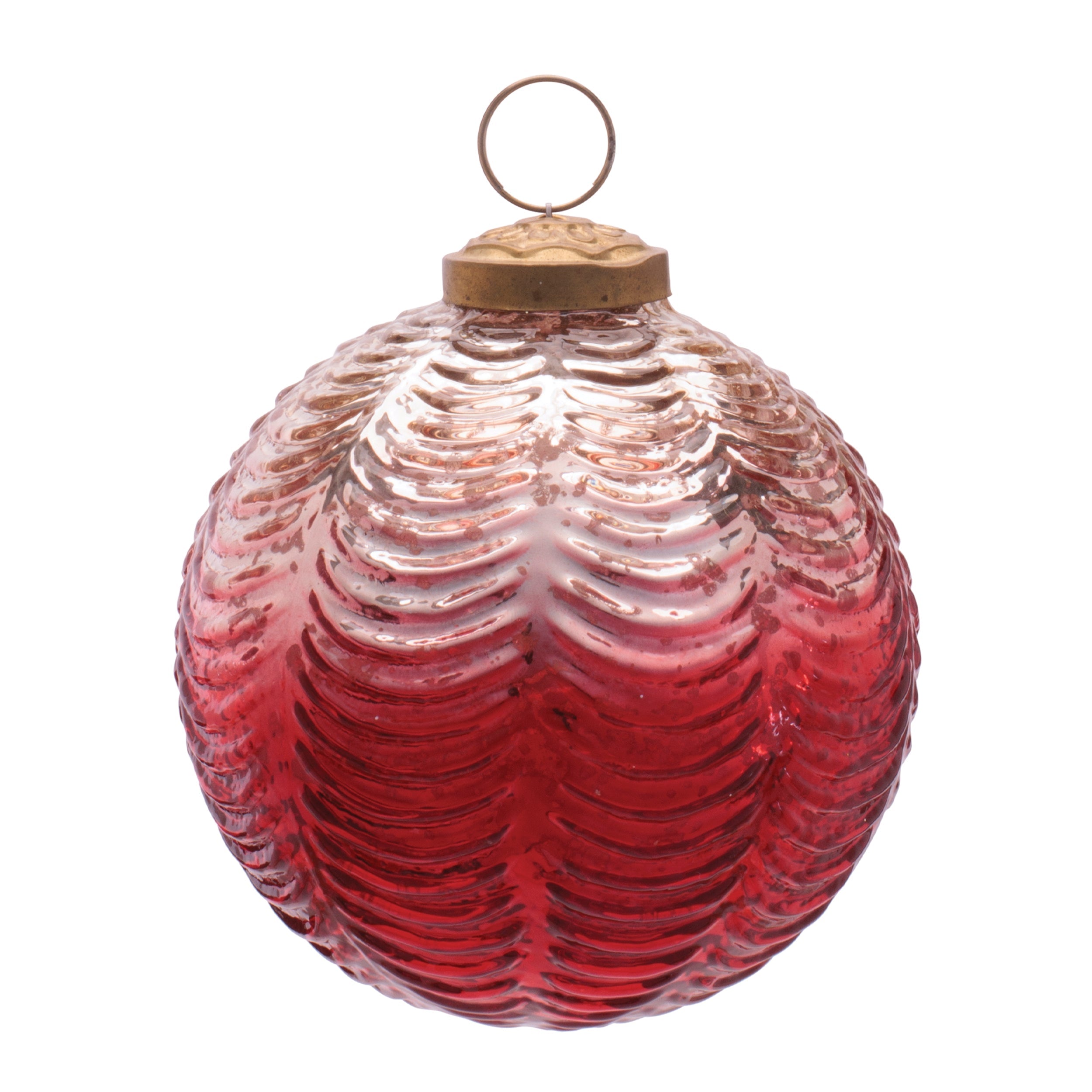 Glass Ball Ornament Set of 2 Ð 4"