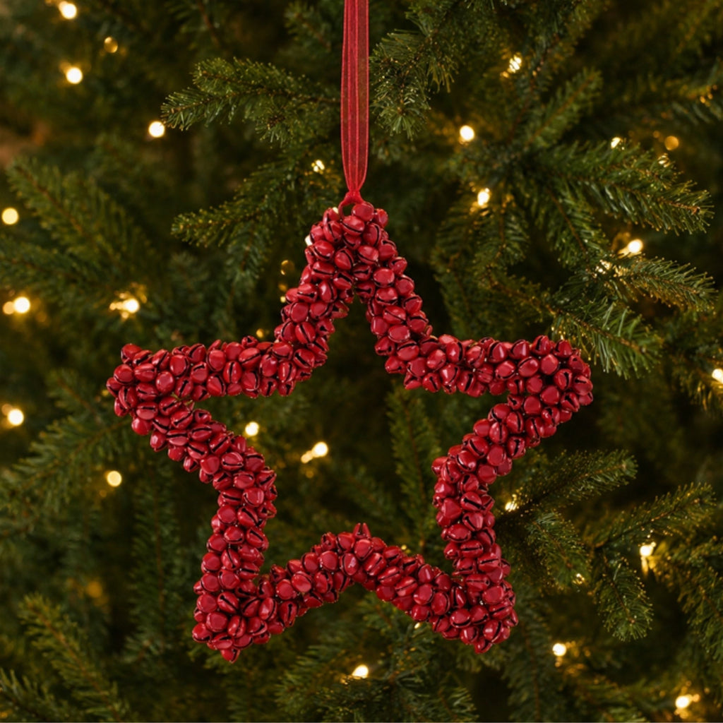 Iron Star Ornament Set of 6 Ð 6.5"H