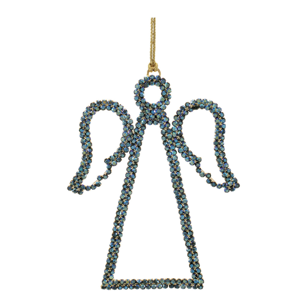 Angel Ornament Set of 4 Ð 5.25"H Iron & Acrylic