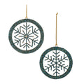 Snowflake Ornament Set of 6 Ð 4.5"H Iron & Acrylic