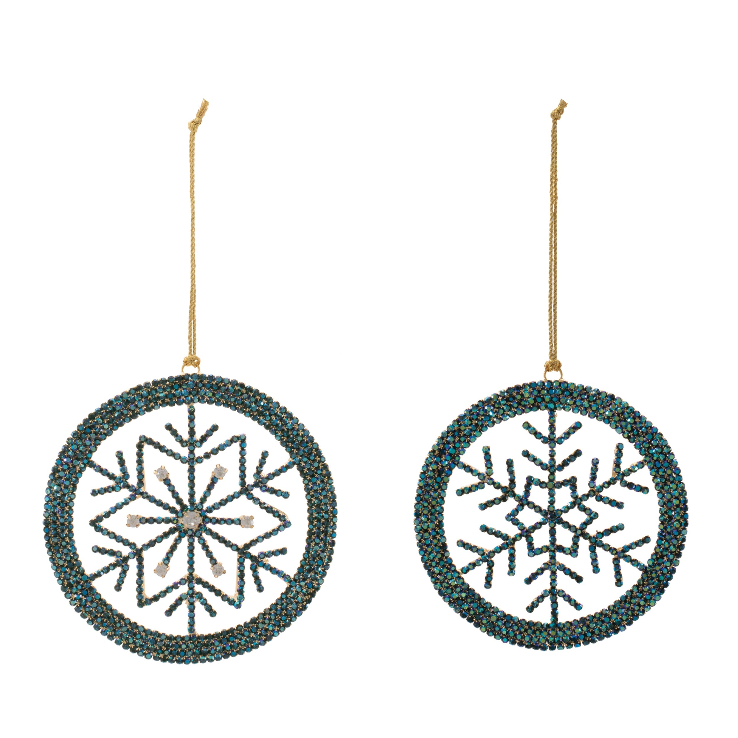 Snowflake Ornament Set of 6 Ð 4.5"H Iron & Acrylic