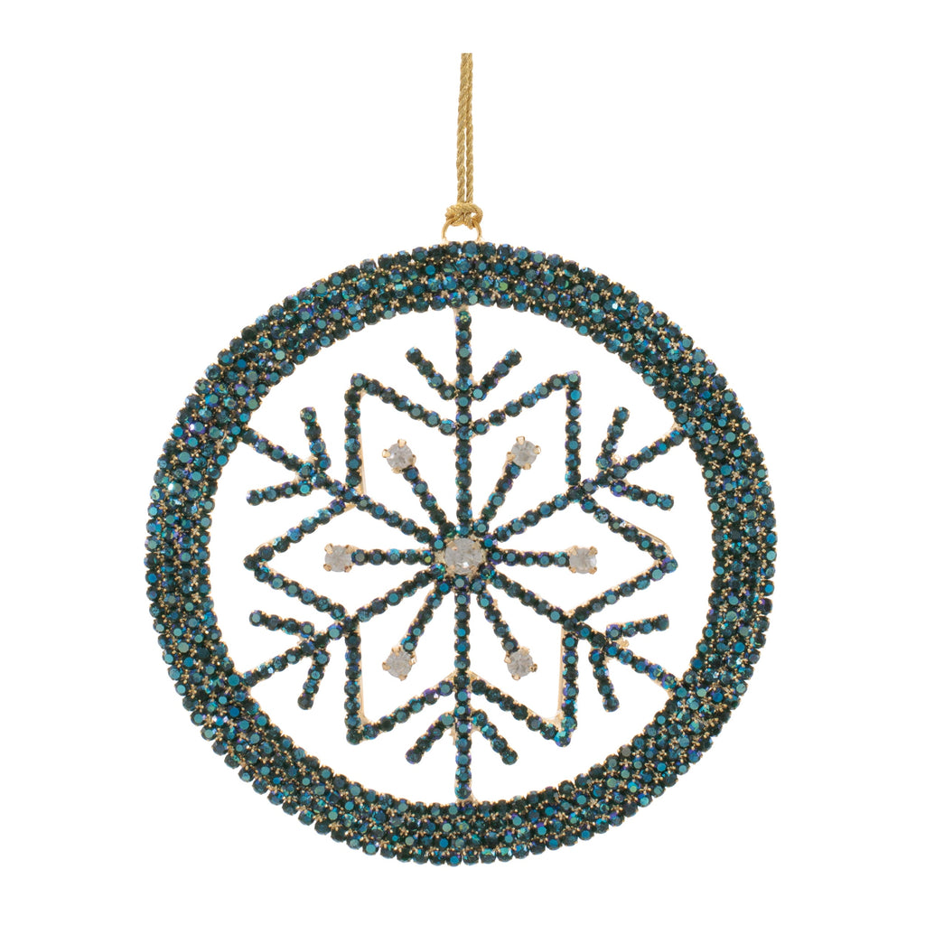 Snowflake Ornament Set of 6 Ð 4.5"H Iron & Acrylic