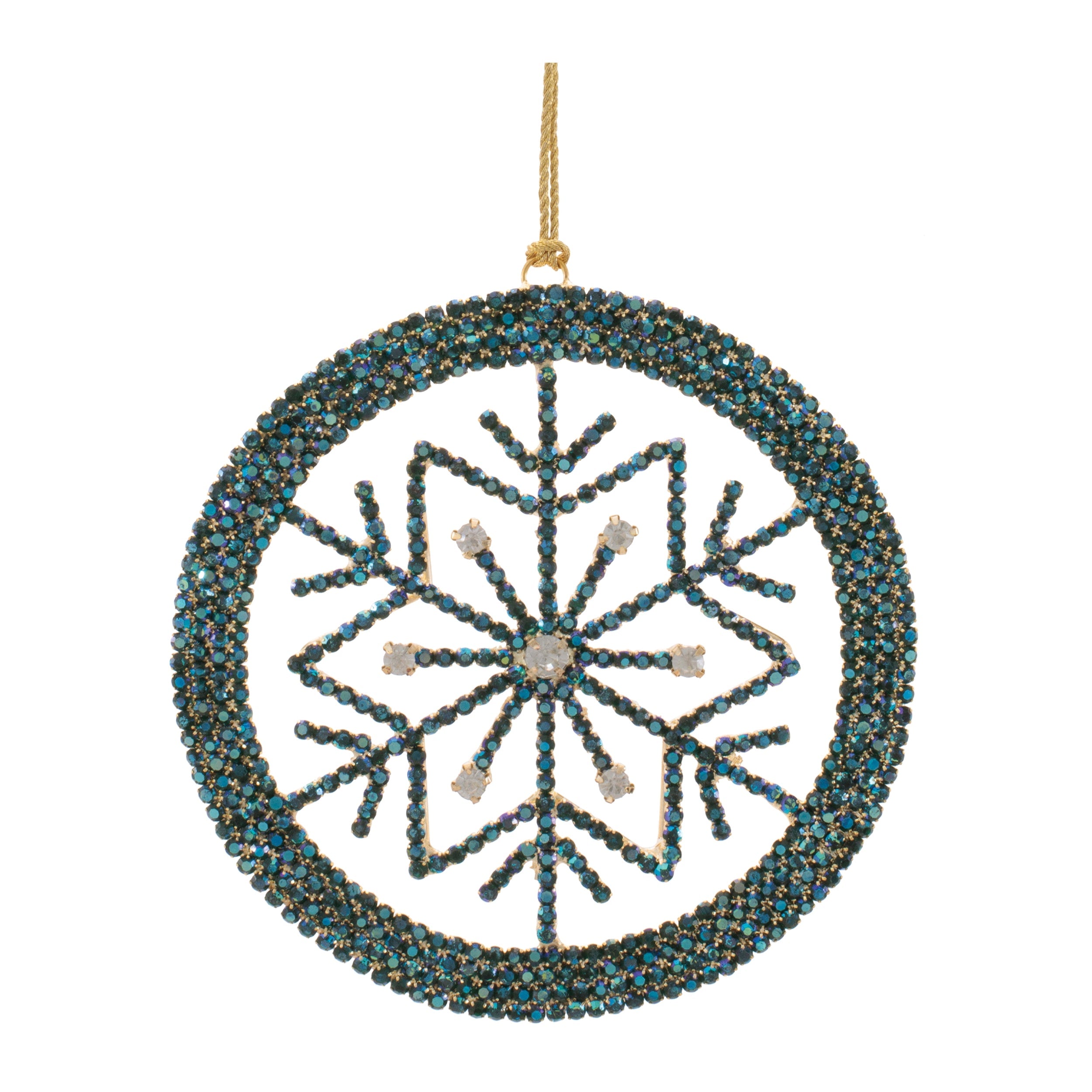 Snowflake Ornament Set of 6 Ð 4.5"H Iron & Acrylic