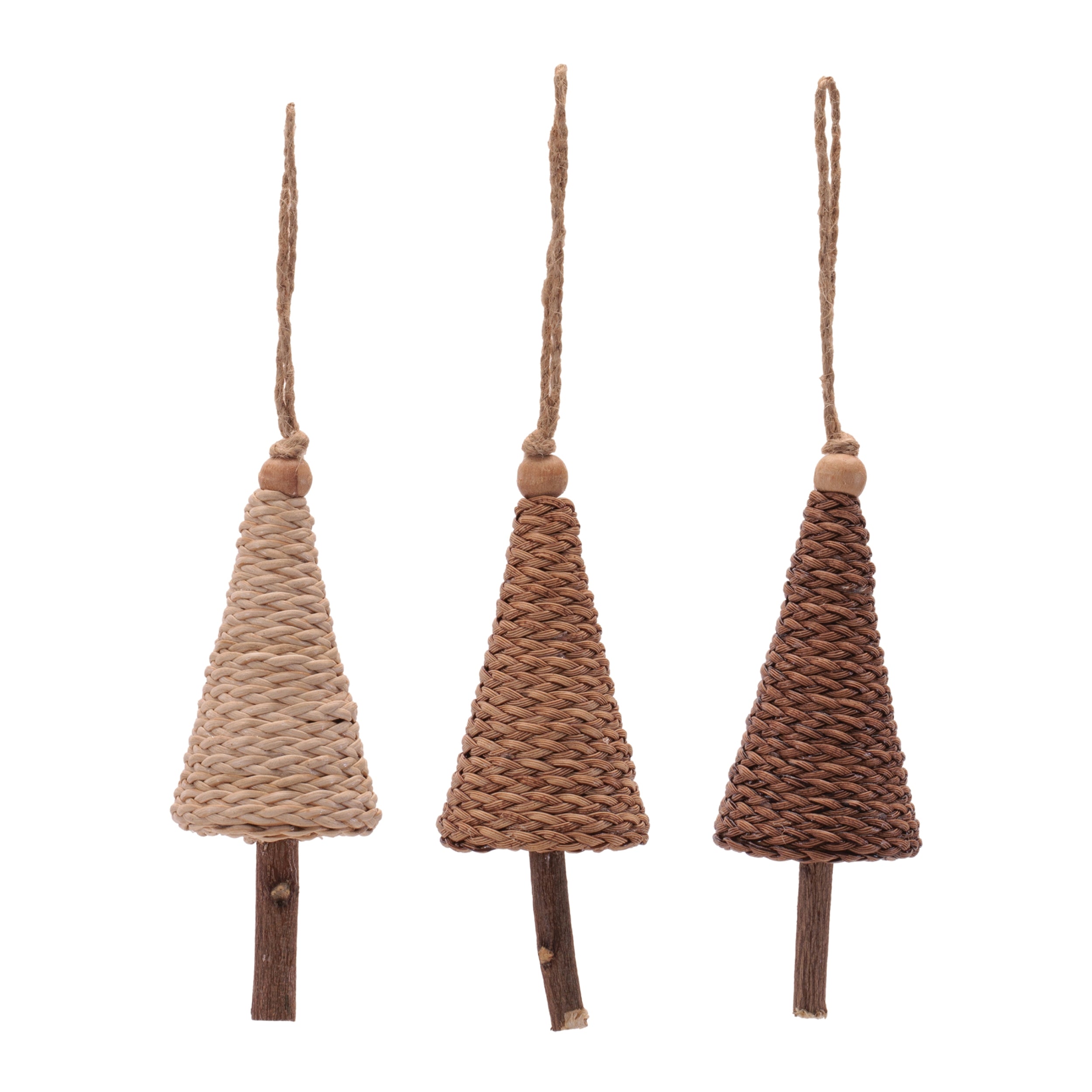 Tree Ornament Set of 12 Ð 5"H Plastic