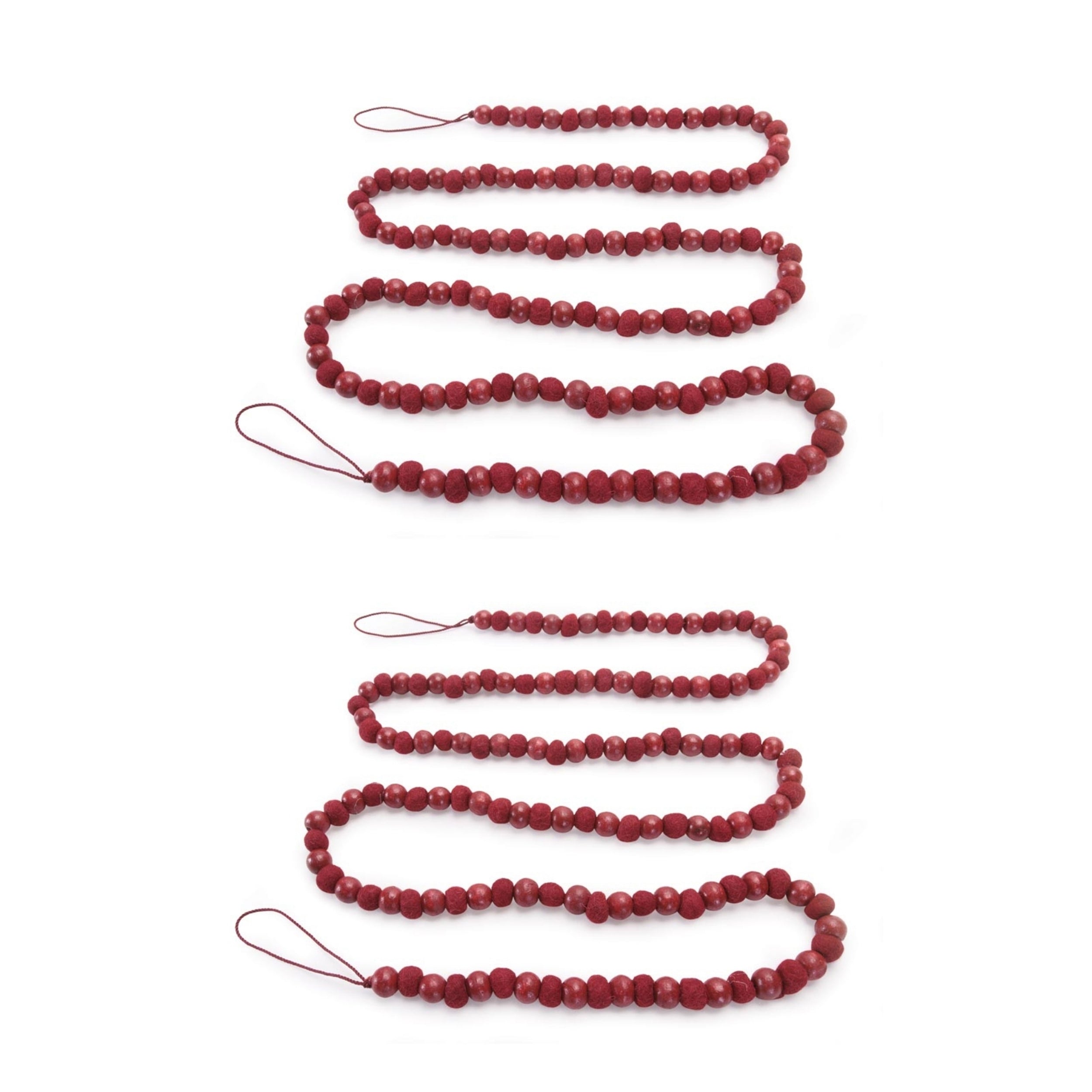 Wood Bead Garland (Set of 2)