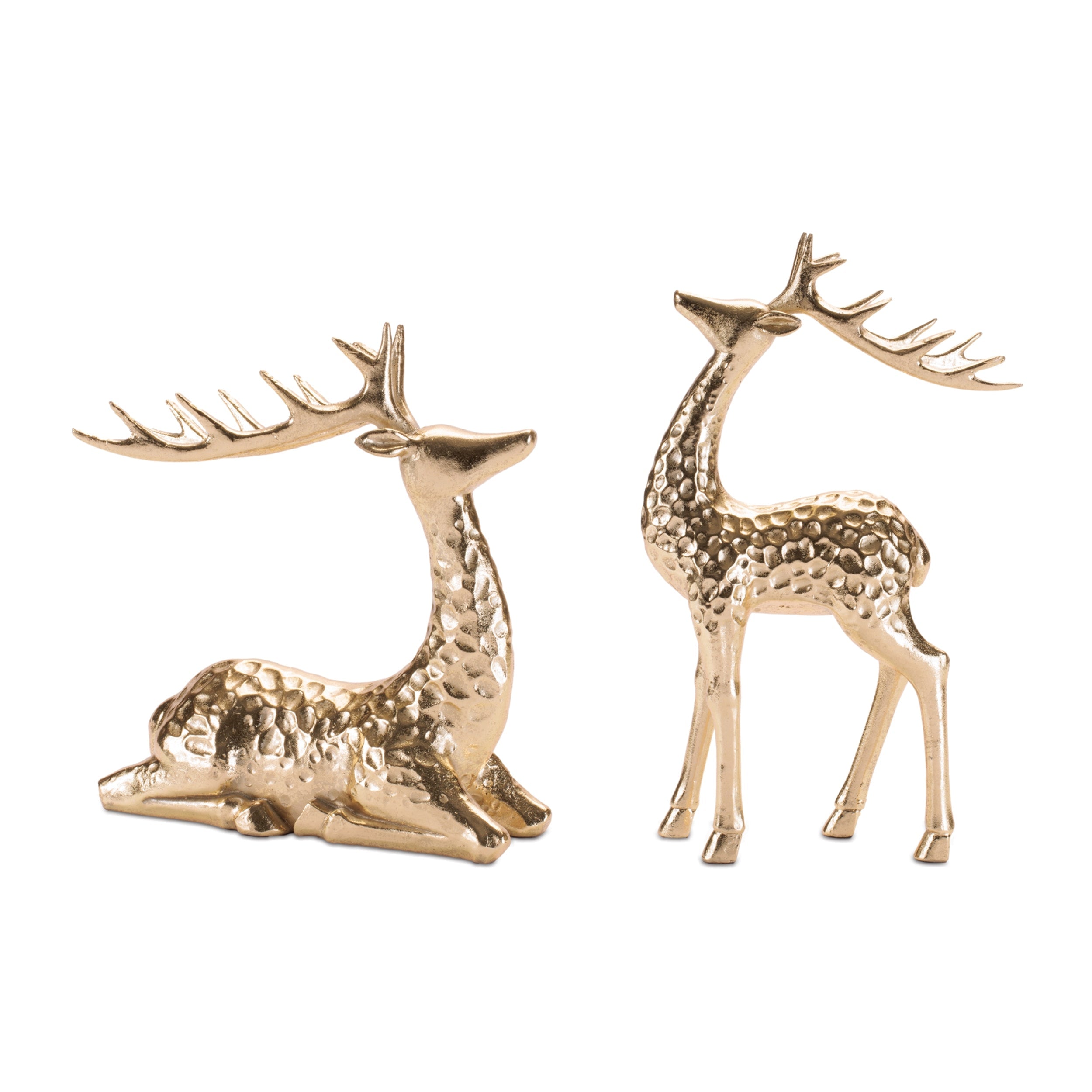 Gold Deer Figurines (Set of 2)