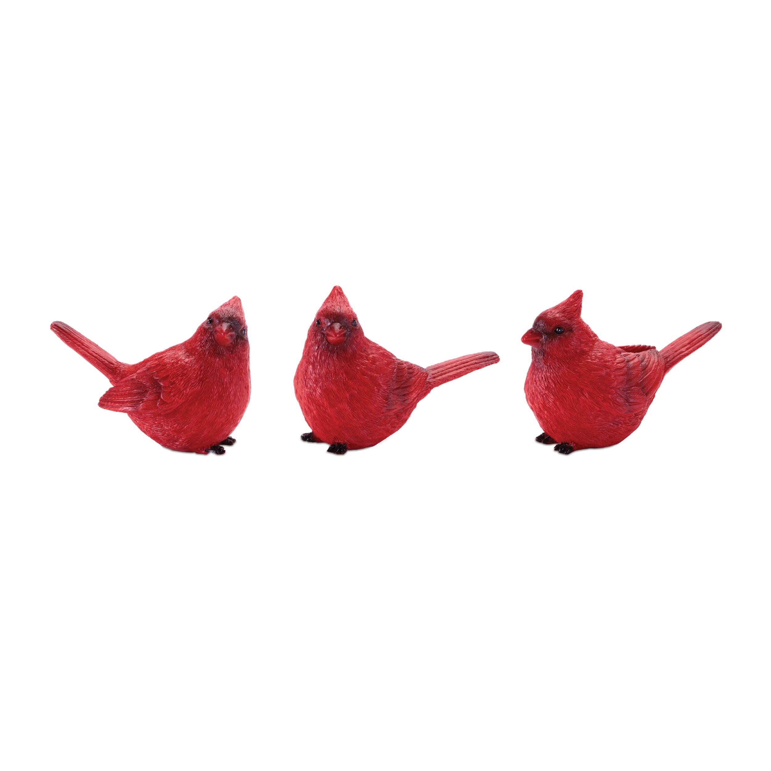 Cardinal Bird Figurine (Set of 6)